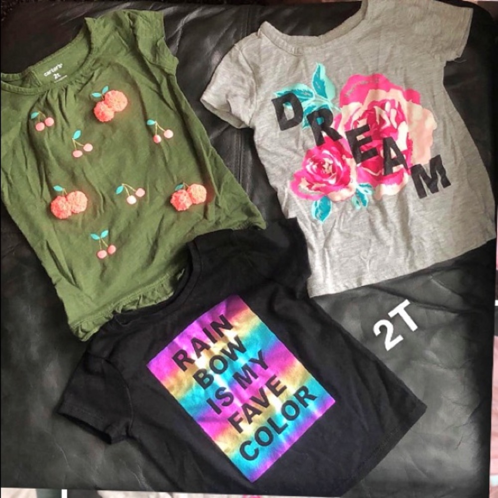 Set of graphics tees